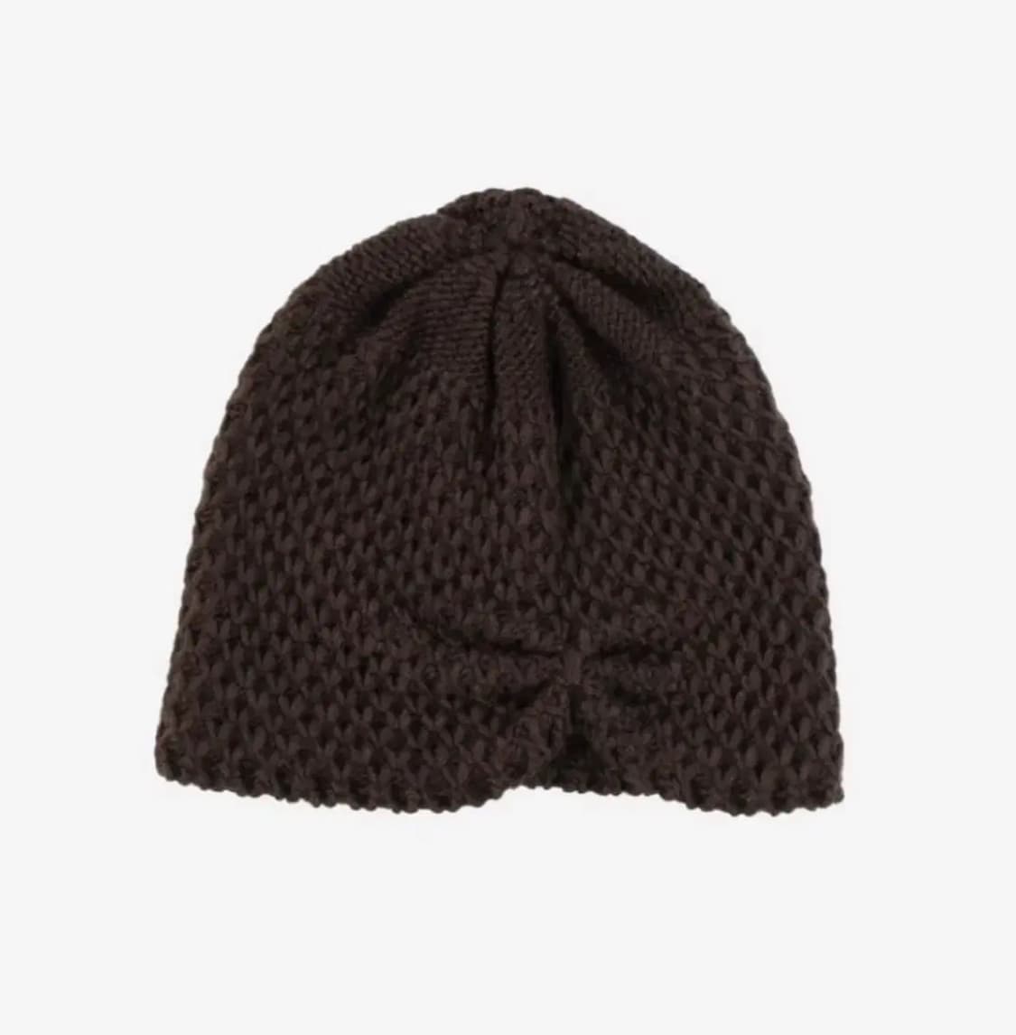 코이세이오 리본 비니 브라운 상품이미지1