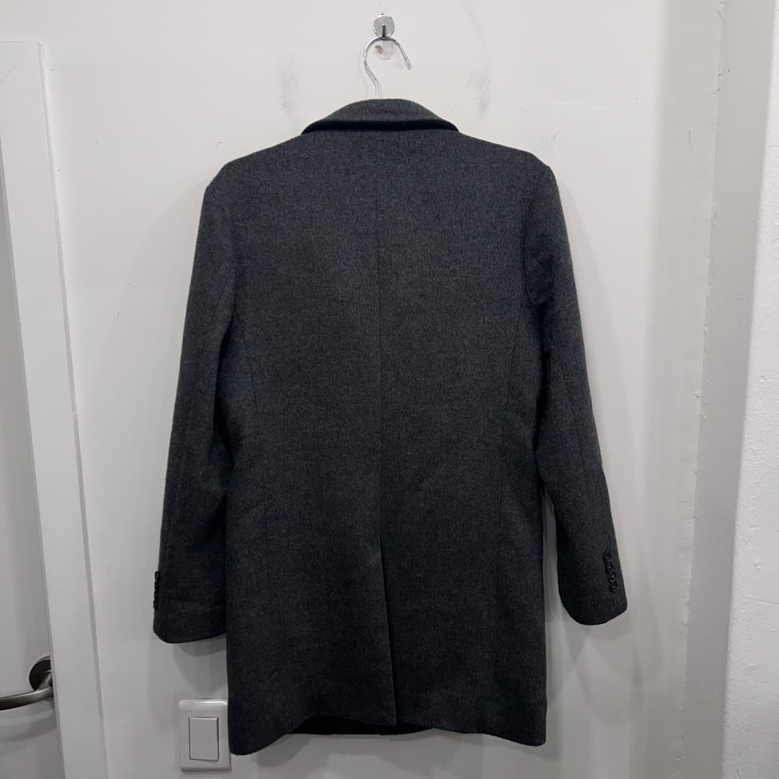 플레임 옴므 프리미엄 울 투버튼 하프코트 상품이미지5