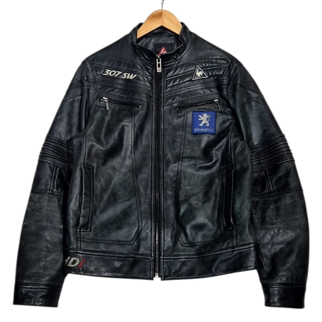 르꼬끄 푸조 레이싱 가죽 자켓 상품이미지1