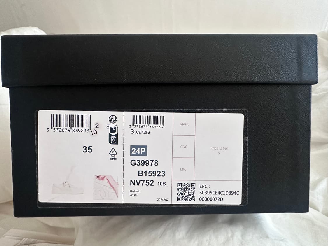 샤넬 테니스화 G39978 35사이즈 핑크 상품이미지6