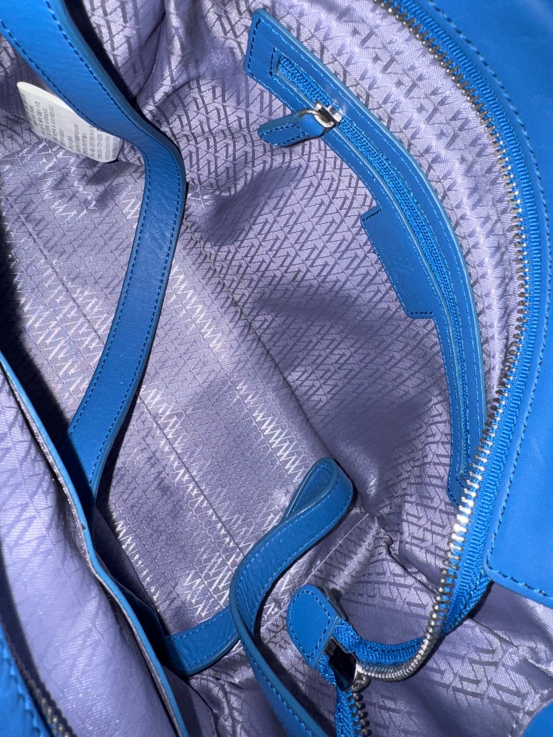 VERA WANG BLUE TOTE BAG 상품이미지3