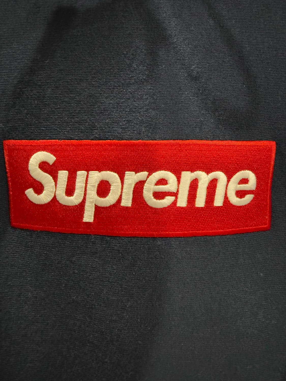 [XXL] 슈프림 박스로고 후드 스웨트셔츠 네이비 - 24FW 상품이미지7