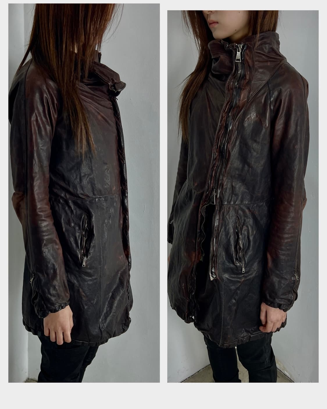 조르지오 브라토 (Giorgio Brato) 레더 자켓 상품이미지1