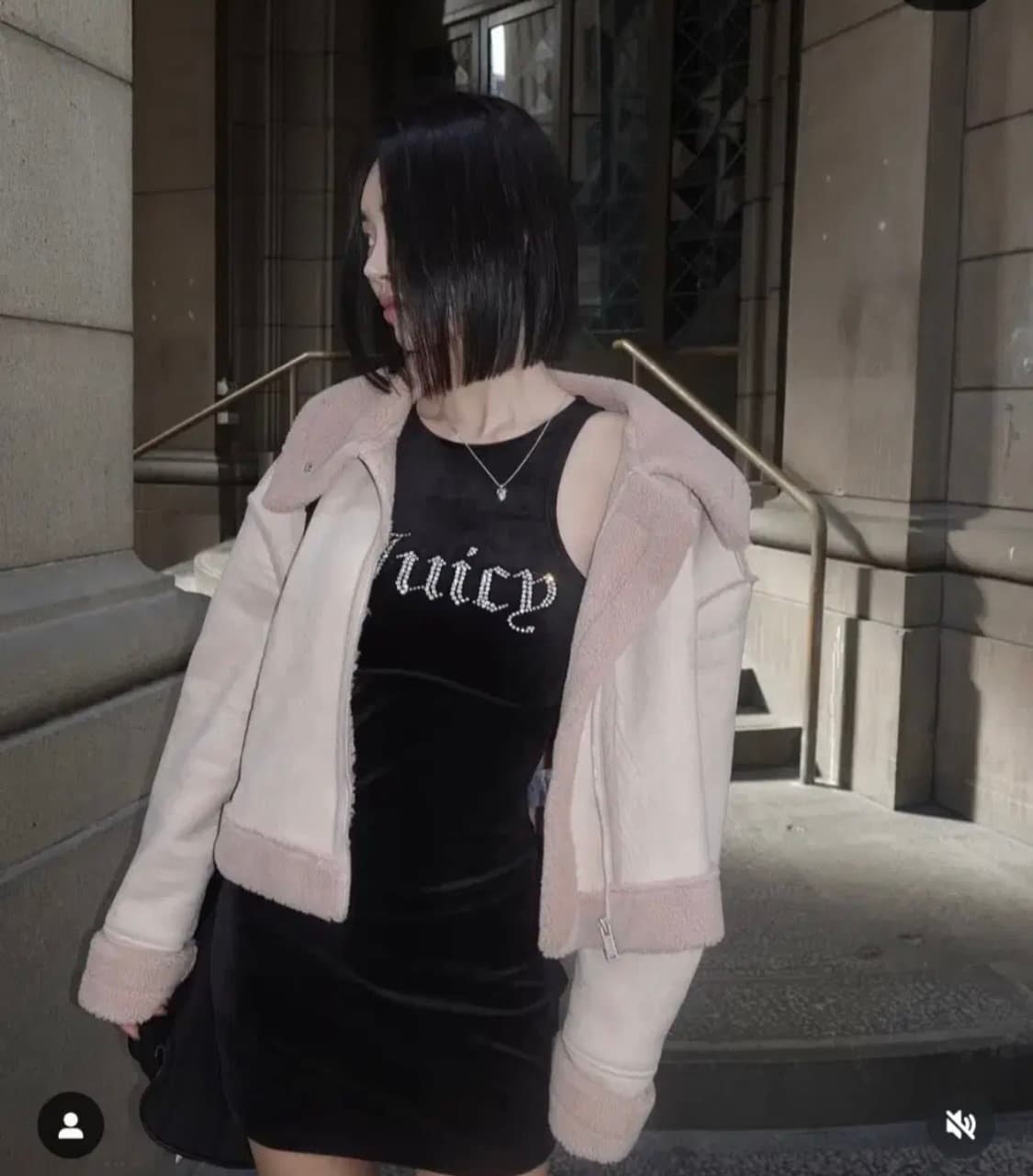 페일제이드 스웨이드 핑크 무스탕  상품이미지3