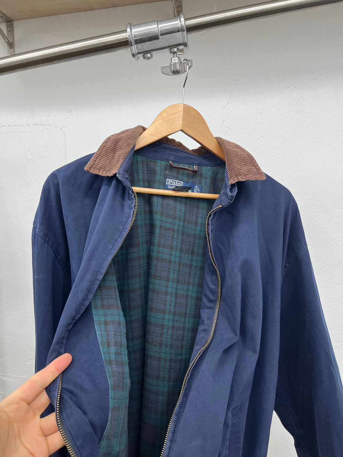 2XL) POLO TARTAN CHECK CORDURIY JACKET 상품이미지4