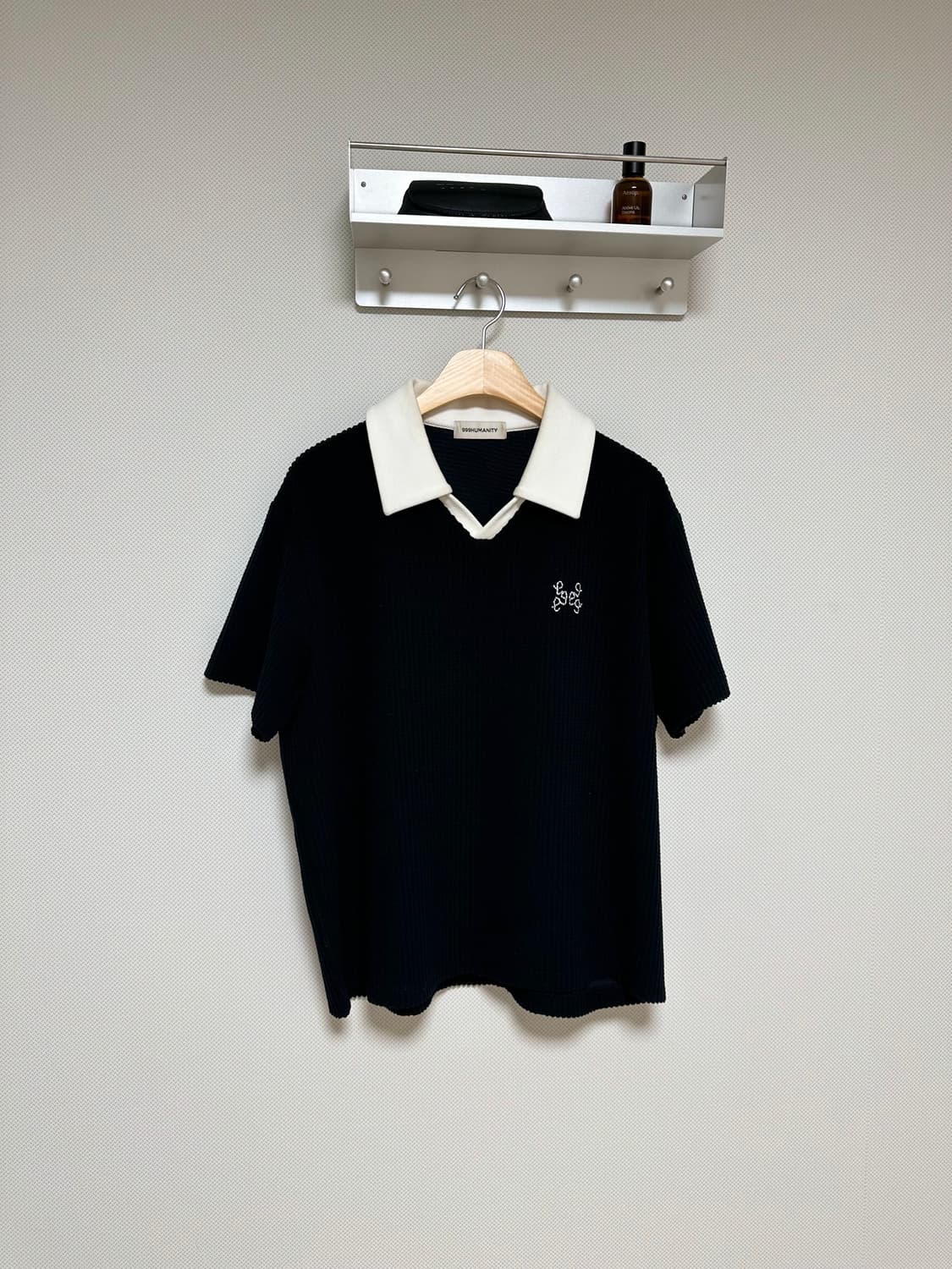 999휴머니티 로고 카라 숏슬리브 상품이미지1