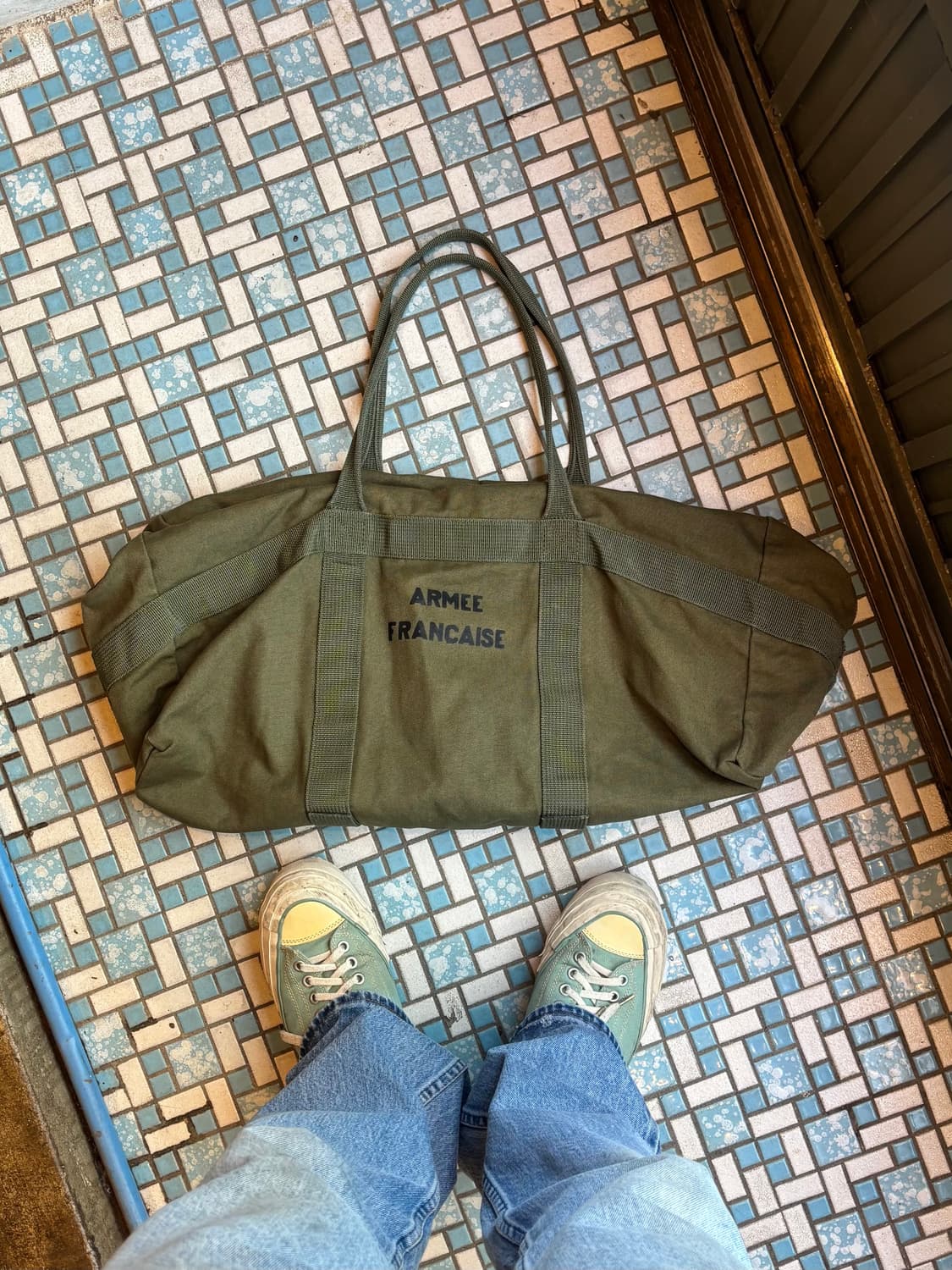 70s–80s French Military Canvas Bag 상품이미지2