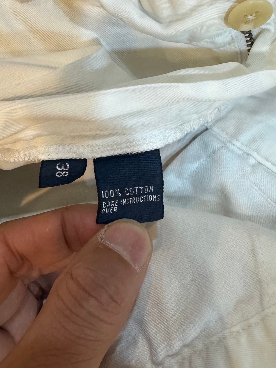 폴로 랄프로렌 빈티지 치노 숏팬츠 화이트 38in 상품이미지6