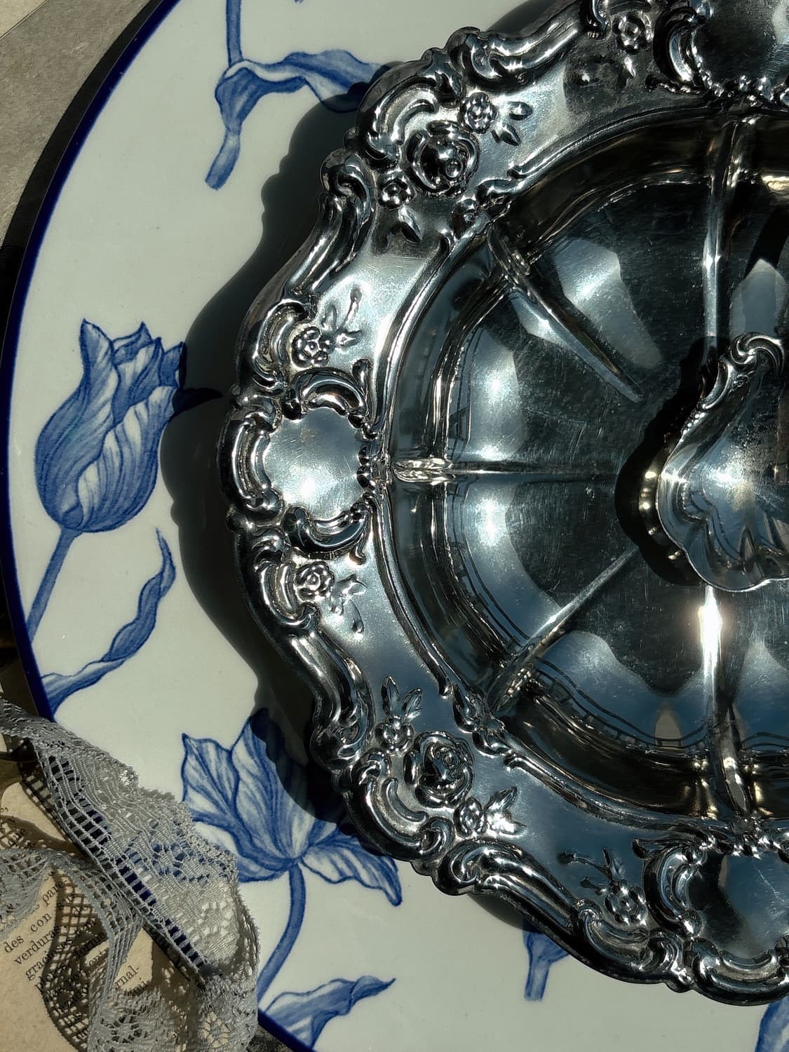 빈티지Towle Old Master 실버플레이트 볼플레이트 상품이미지2