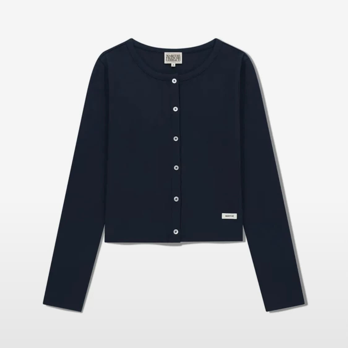 마리떼 프랑소와 저버 W BASIC COTTON CARDIGAN 가디건 상품이미지1