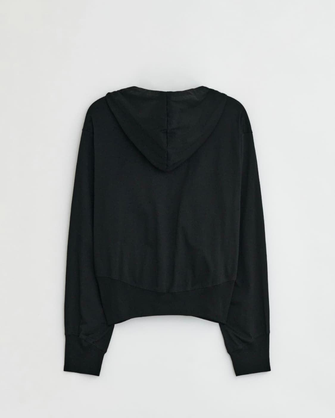 EE 커브드 후드집업 L 블랙 상품이미지2