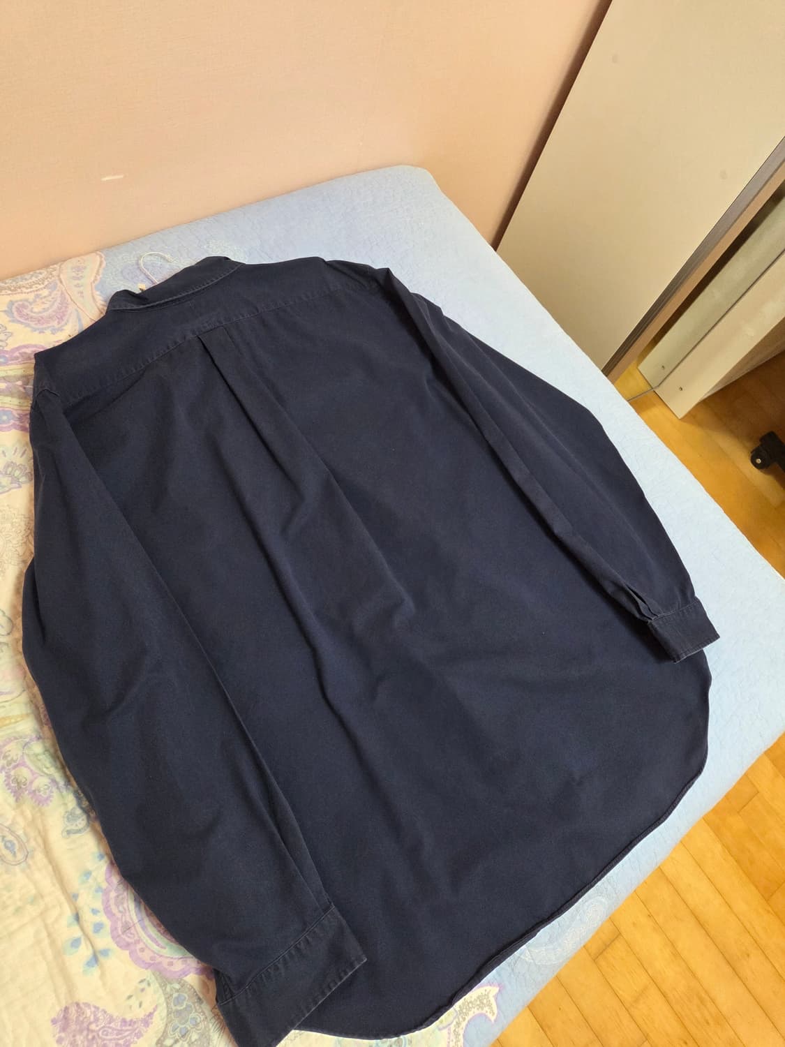 [2XL] 폴로 랄프로렌 오버핏 셔츠 네이비 상품이미지3