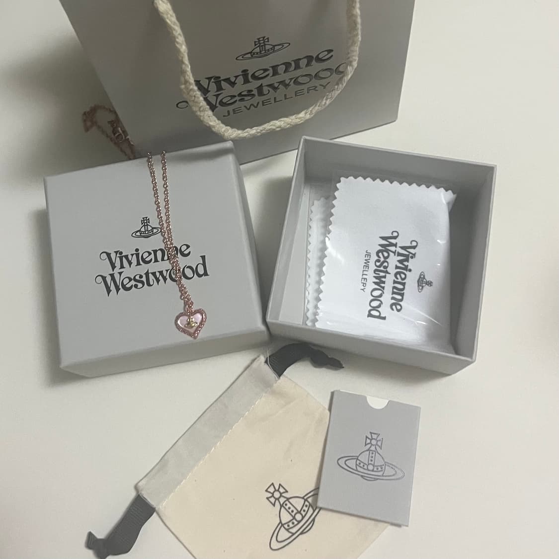 비비안웨스트우드 페트라 목걸이 로즈골드 상품이미지7