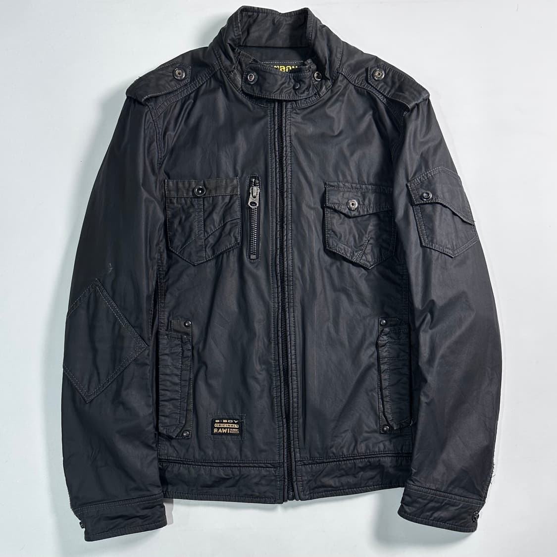 VTG 블랙 바이커 자켓  상품이미지1