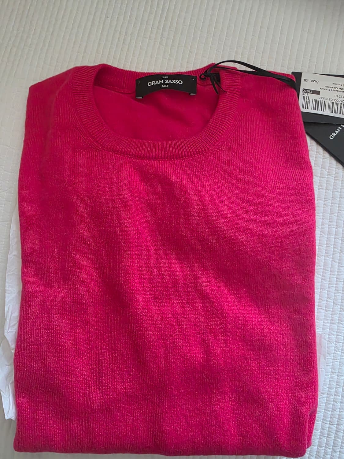 (새상품) 그란사소 캐시미어 니트 상품이미지1