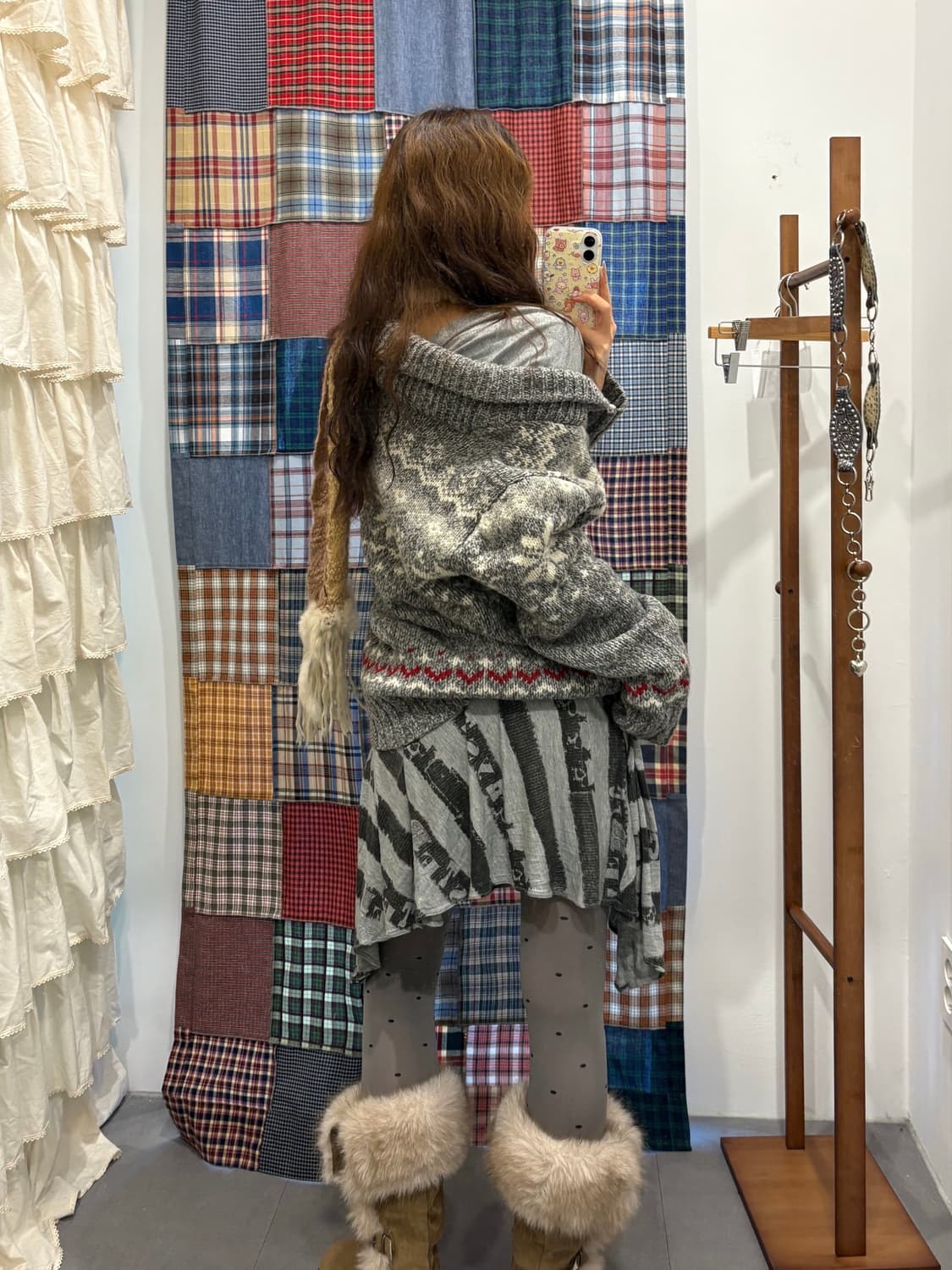 히스테릭그래머 언발 스커트 상품이미지3