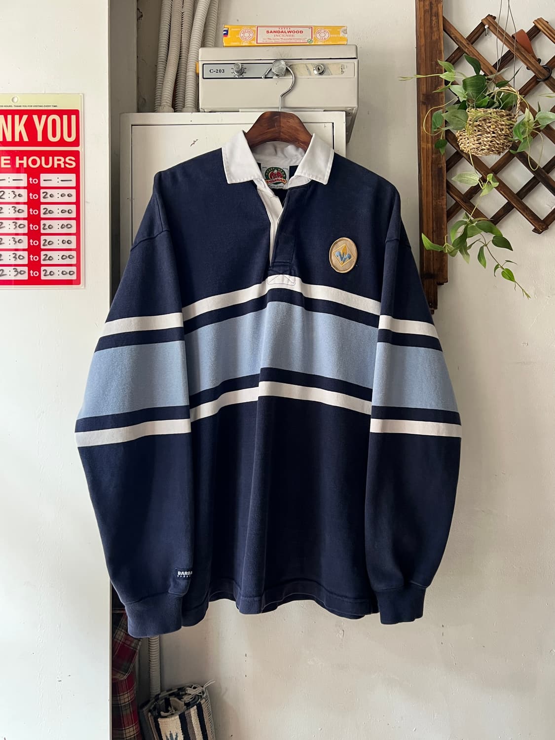 [2XL]바바리안 USA 보이스카우트 패치업 럭비 티셔츠 상품이미지1