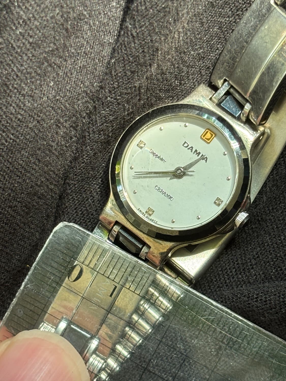 vintage damia metal watch 다미야 시계 상품이미지10