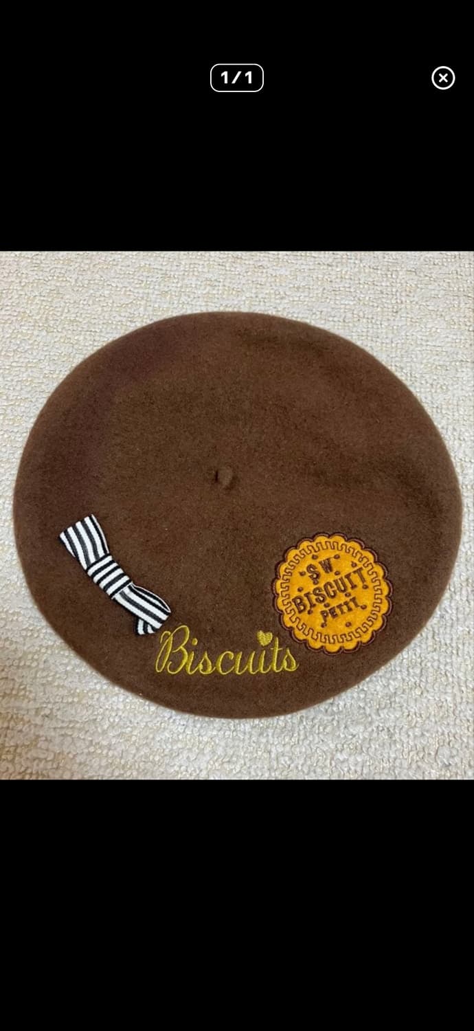 스위머 대대장 라떼갸루 비스킷 베레모 핀터깔 히메카지 큐롯 아가일 상품이미지1