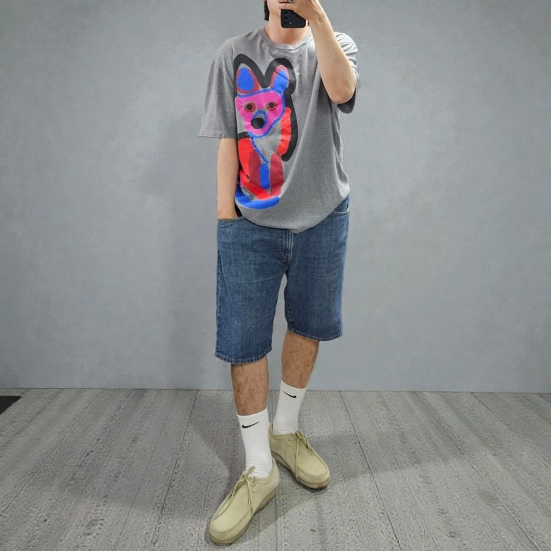메종키츠네 반팔티 M0505 상품이미지2