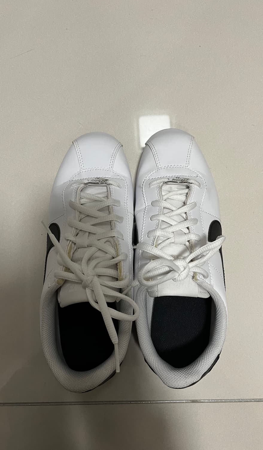 나이키 코르테즈 베이직 SL 화이트블랙 GS 상품이미지3