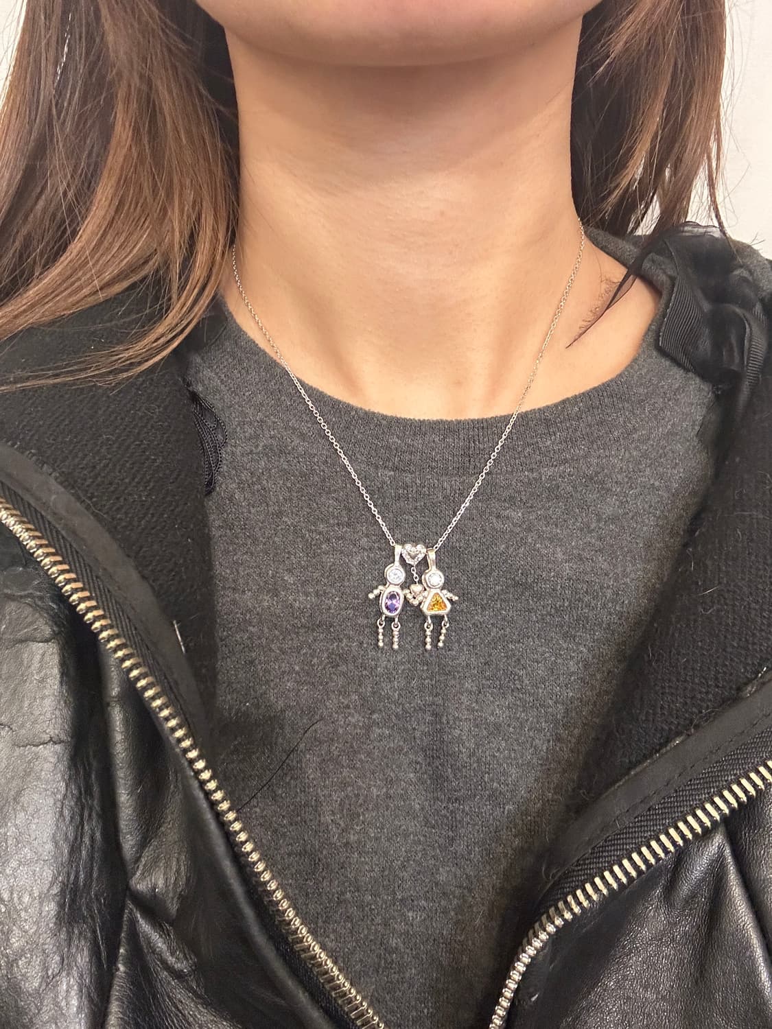 Vintage Boy & Girl Figure Double Charm 9 상품이미지4