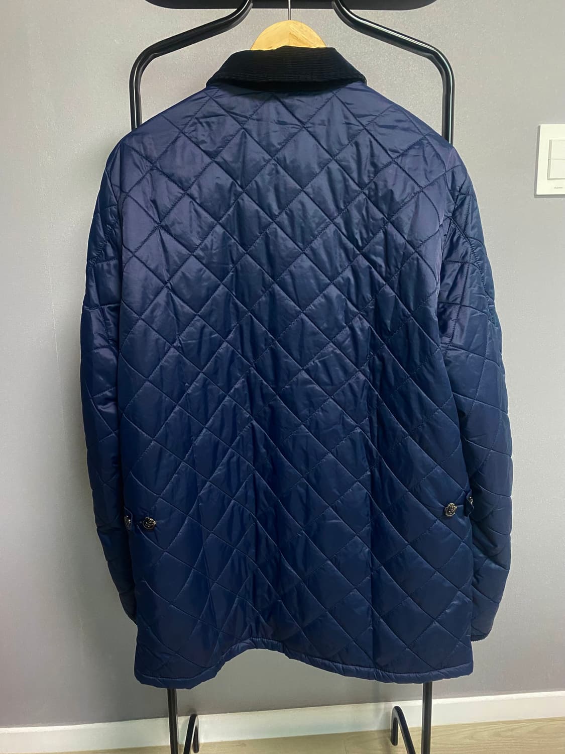 바버 리스테일 퀼팅자켓 s-국네100 상품이미지4