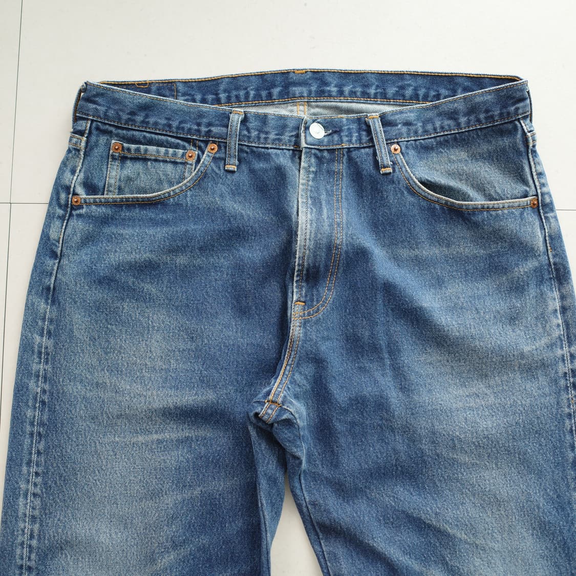 90s 리바이스 505 USA생산 중청 데님 36사이즈  상품이미지2