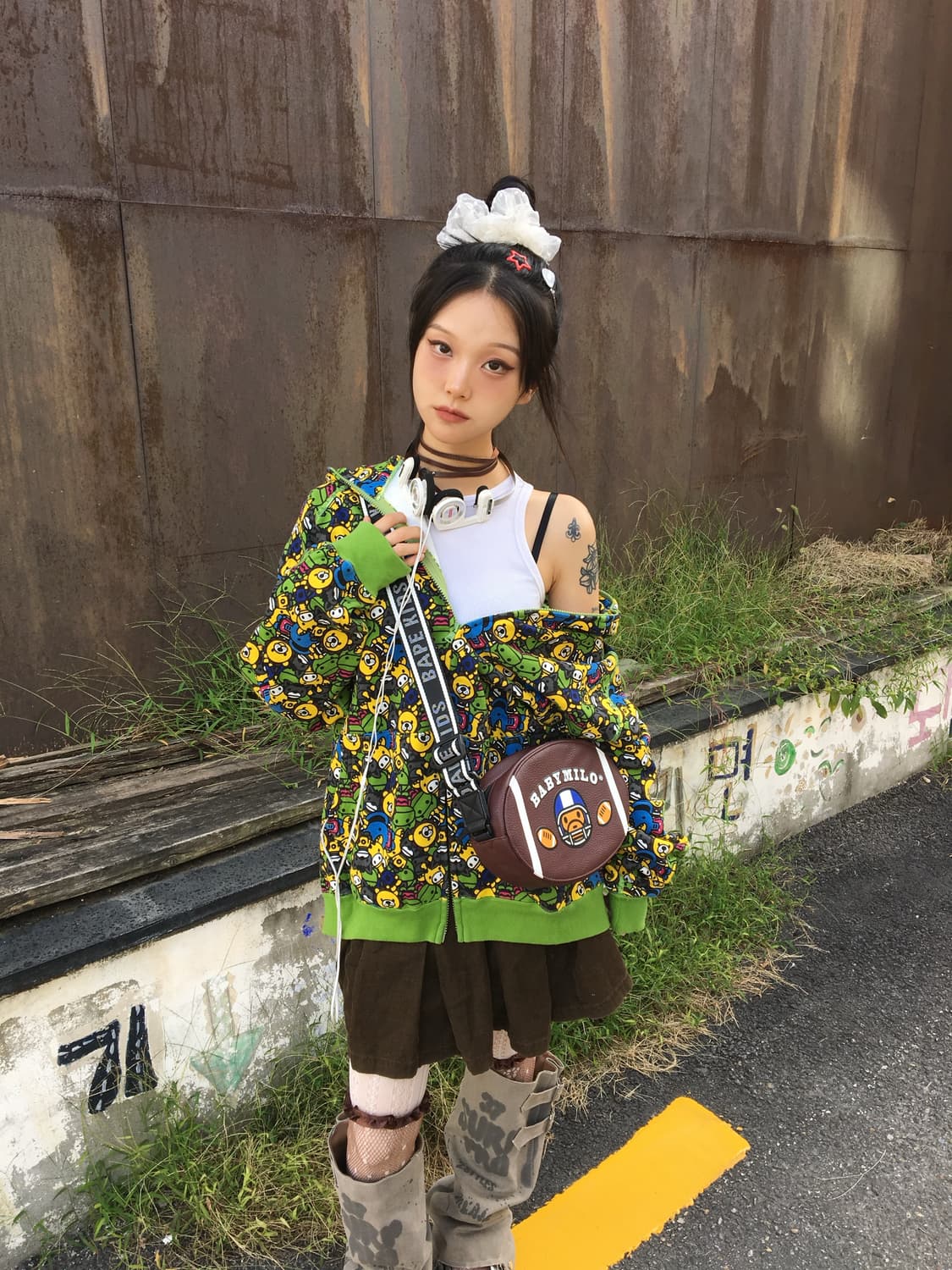 베이프 사파리 후드집업 상품이미지2