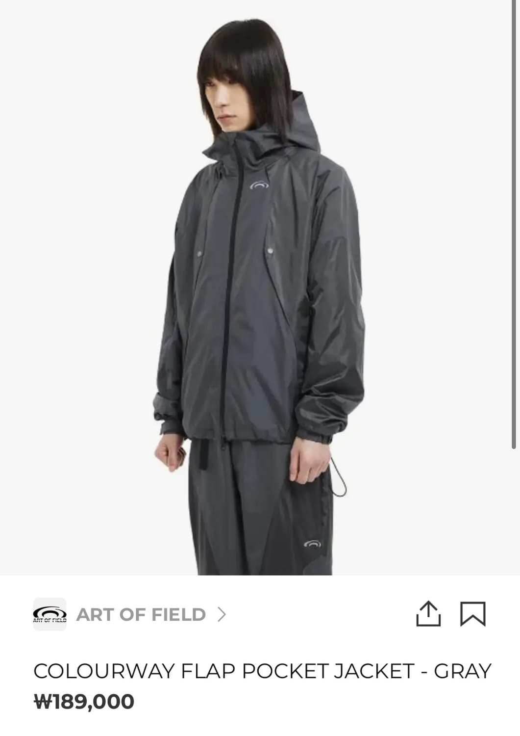 아트오브 필드 바람막이 상품이미지2