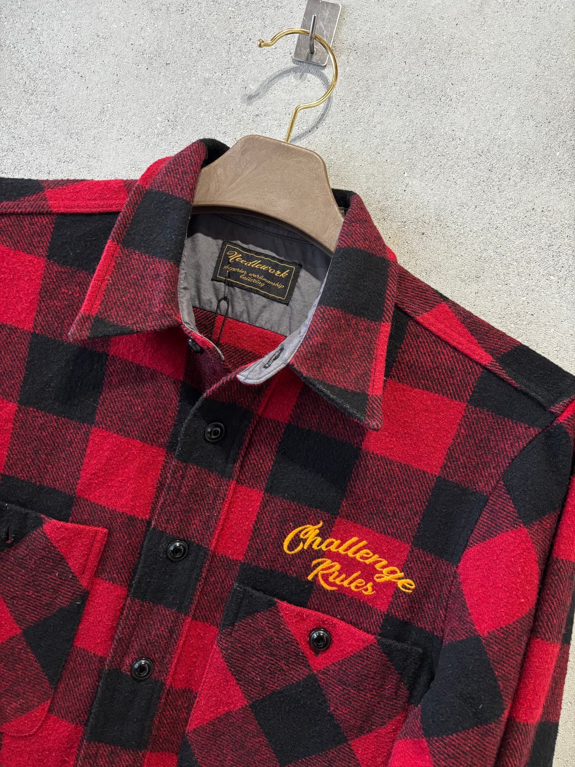 Needlework 체크셔츠 상품이미지3