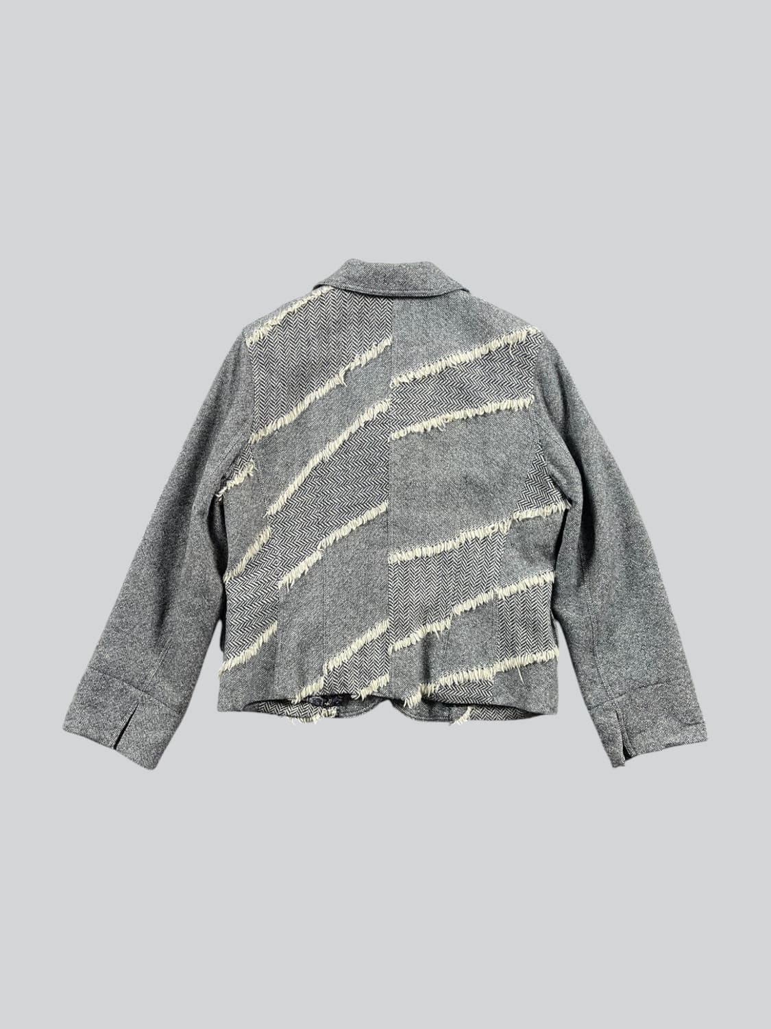 Vintage(made in japan) 사선 디테일 블레이저 상품이미지5