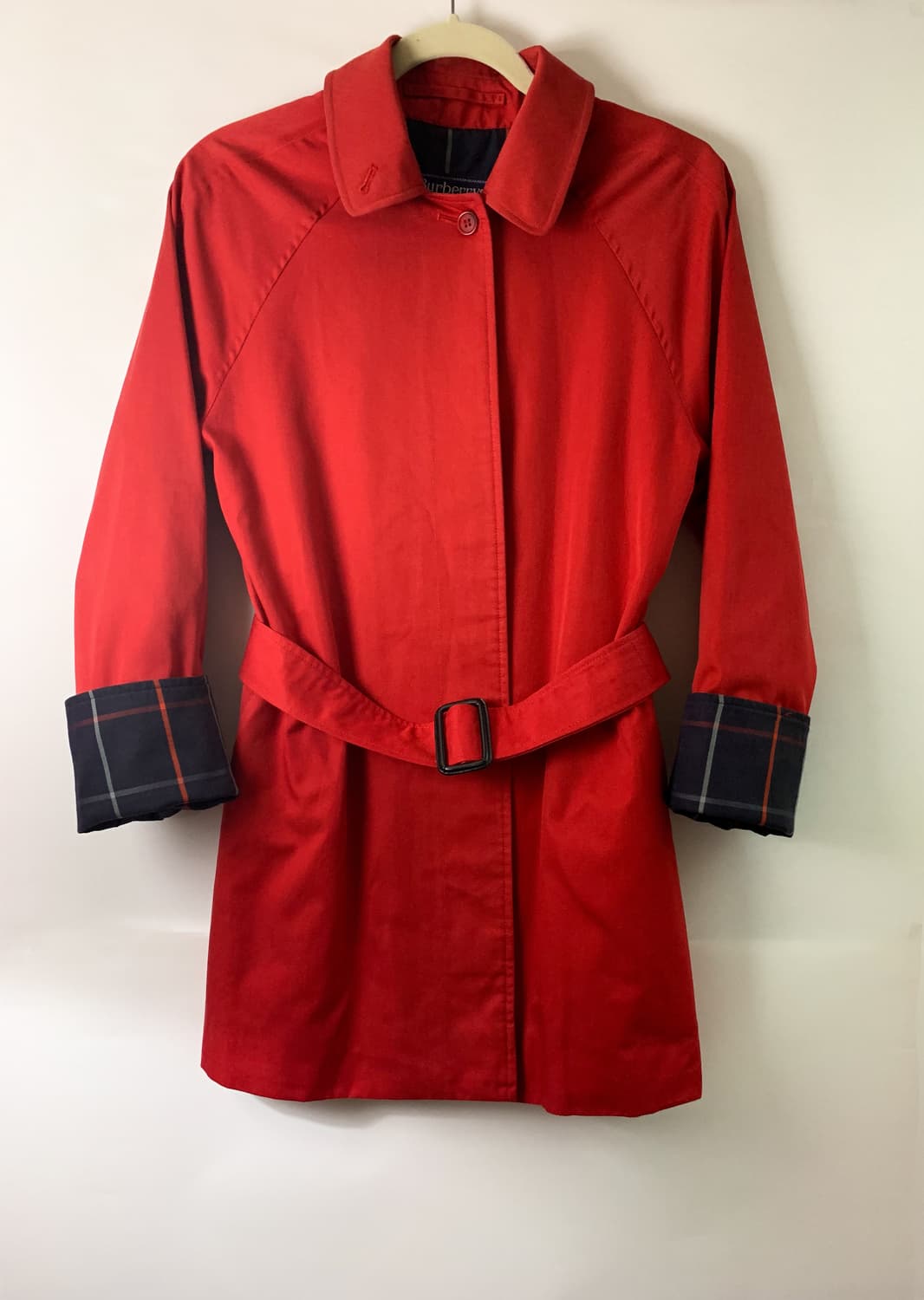 버버리 트렌치코트 하프 레드 상품이미지3