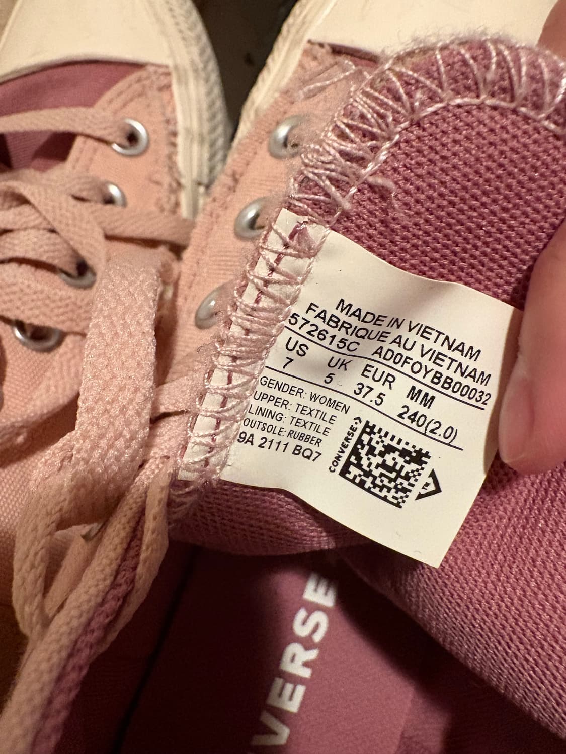 컨버스 하이 핑크 상품이미지5