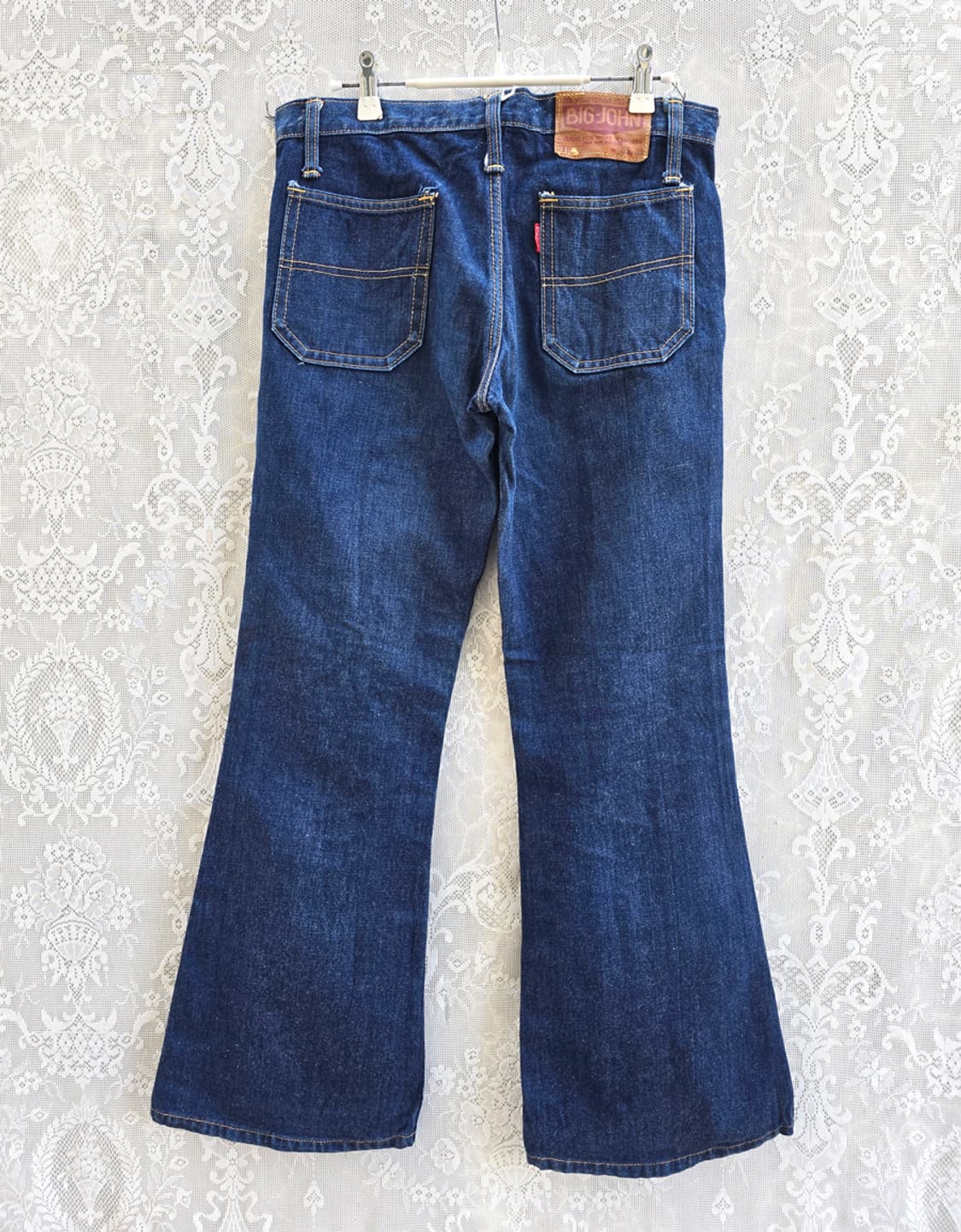 70s 빅존 벨바텀 인디고 데님 타론지퍼 상품이미지6