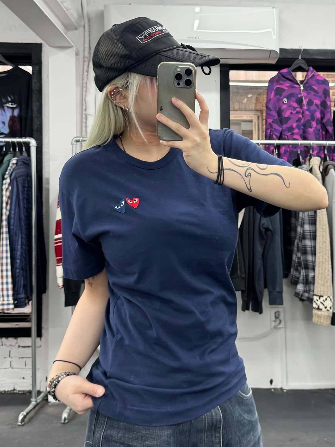 꼼데가르송 더블와펜 티셔츠 상품이미지2