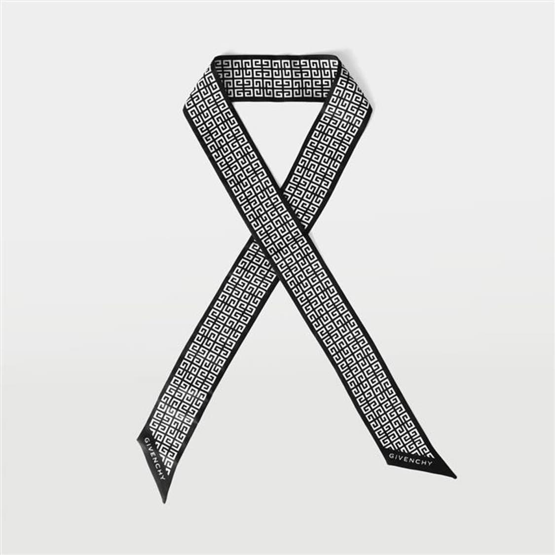 새상품 지방시 로고 실크스카프 상품이미지1