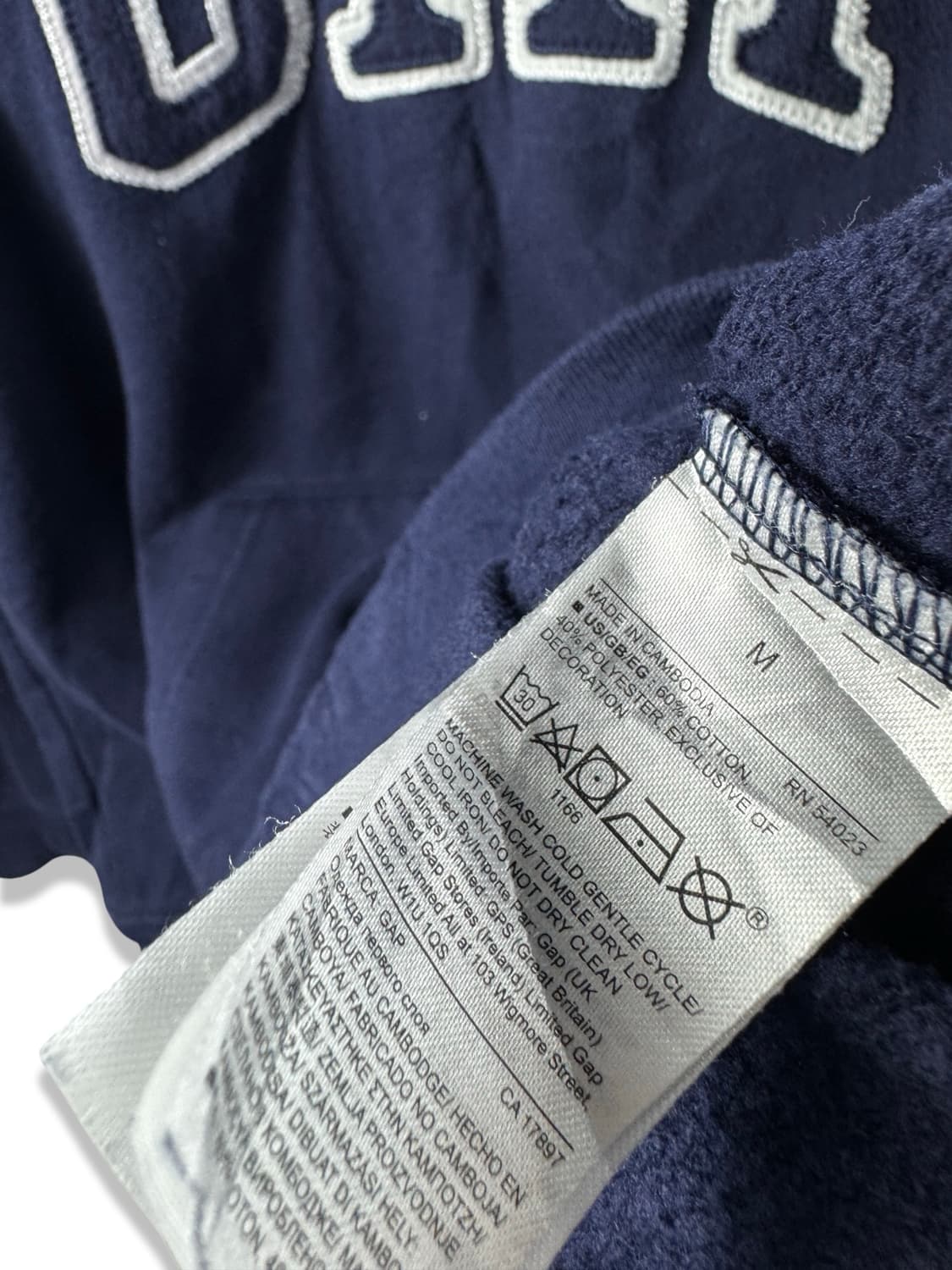 갭 네이비 후드티2783 상품이미지5