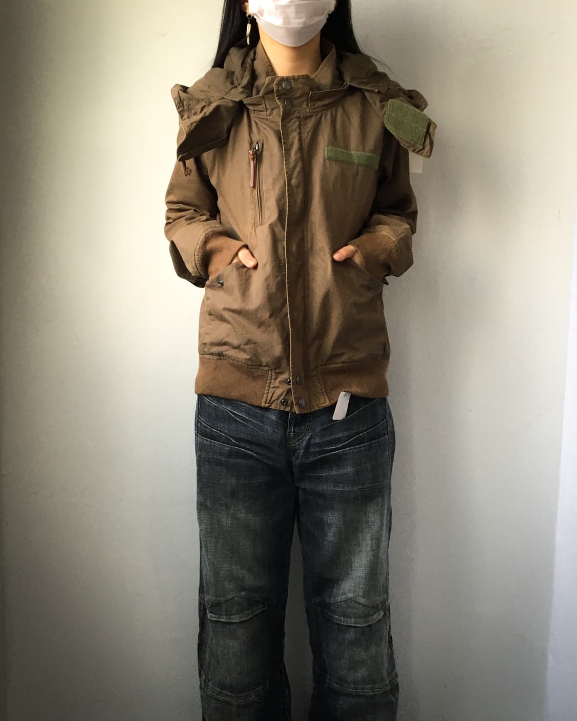 High neck hood jacket 상품이미지2