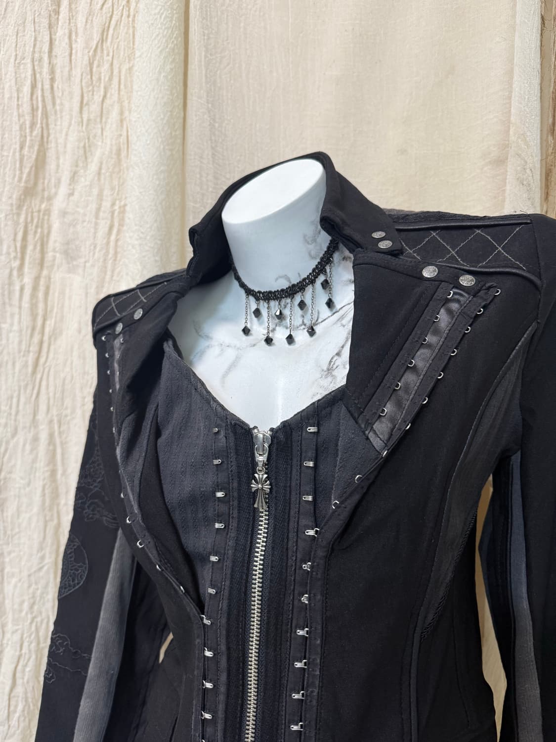 Ozz On Corset Detail Jacket 상품이미지2