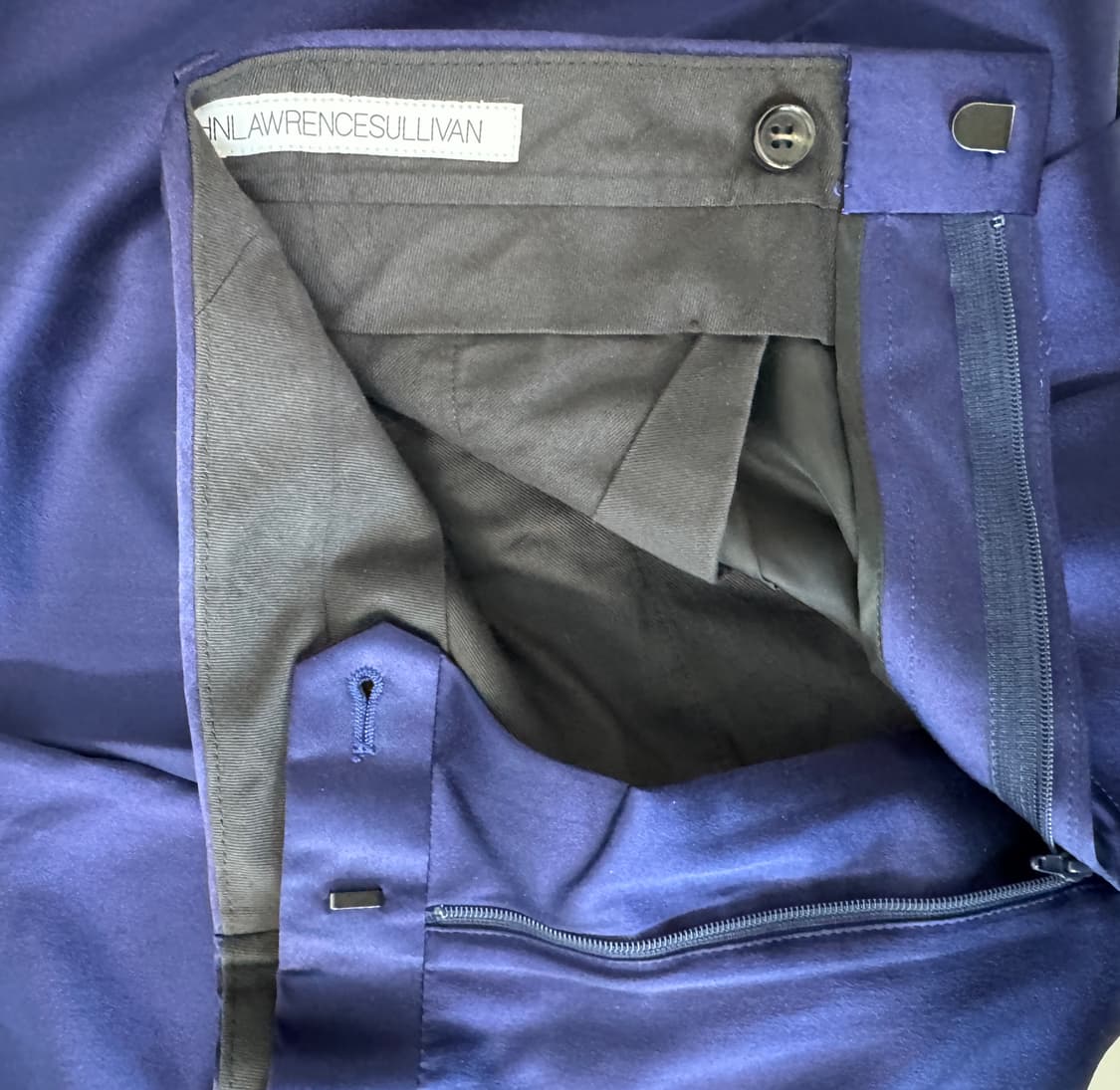 JOHNLAWRENCESULLIVAN 존로렌스설리반 투턱 실크 슬랙스 3 상품이미지6