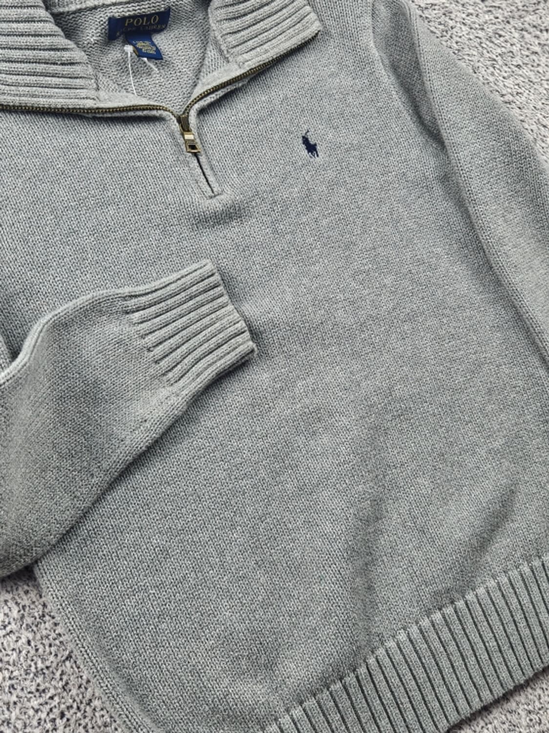 폴로랄프로렌 하이넥 베이직 하프 니트 집업 ( L ) / 10661 상품이미지6