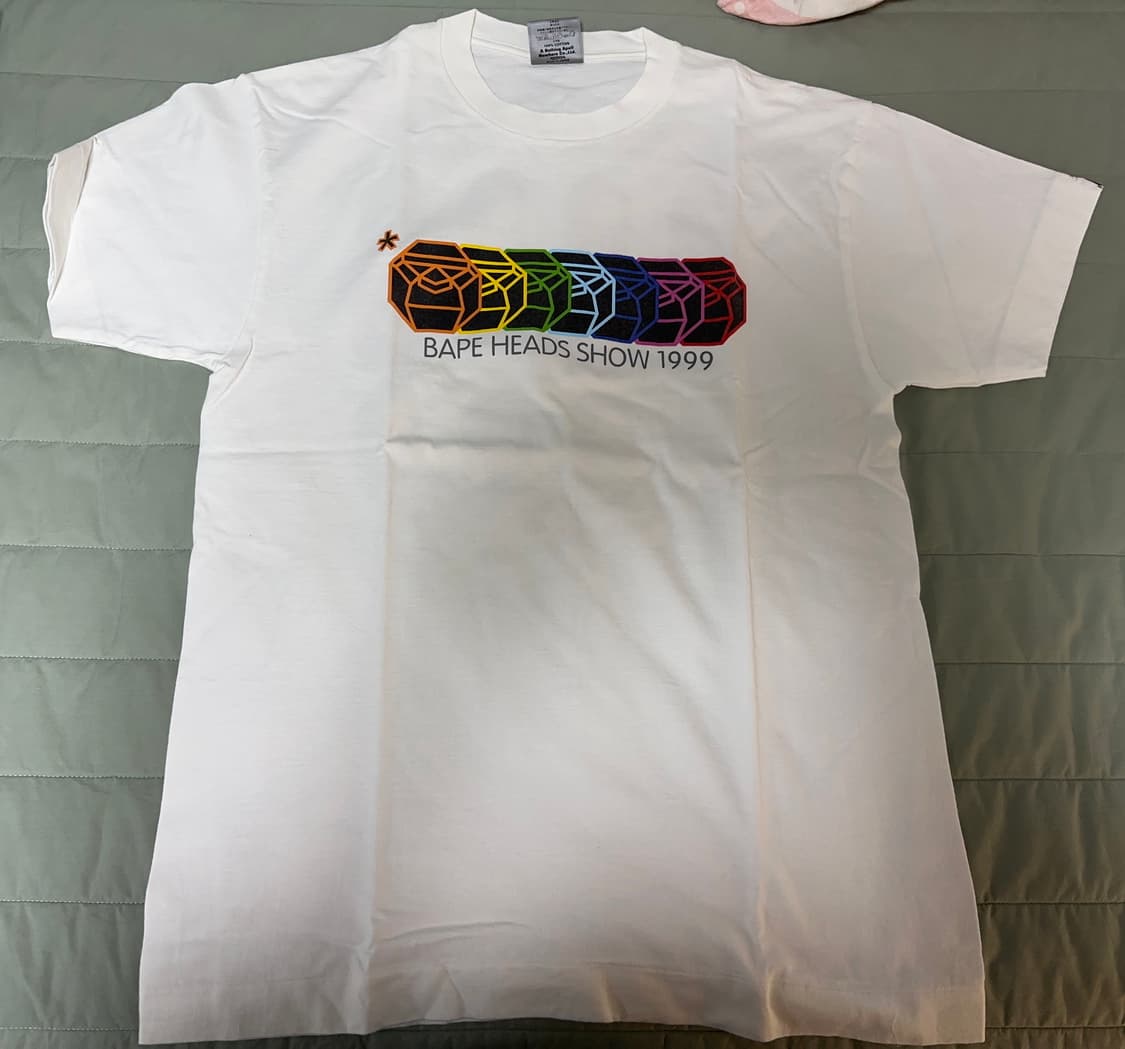 A Bathing Ape 1999 Bape Heads Show Tee 상품이미지2