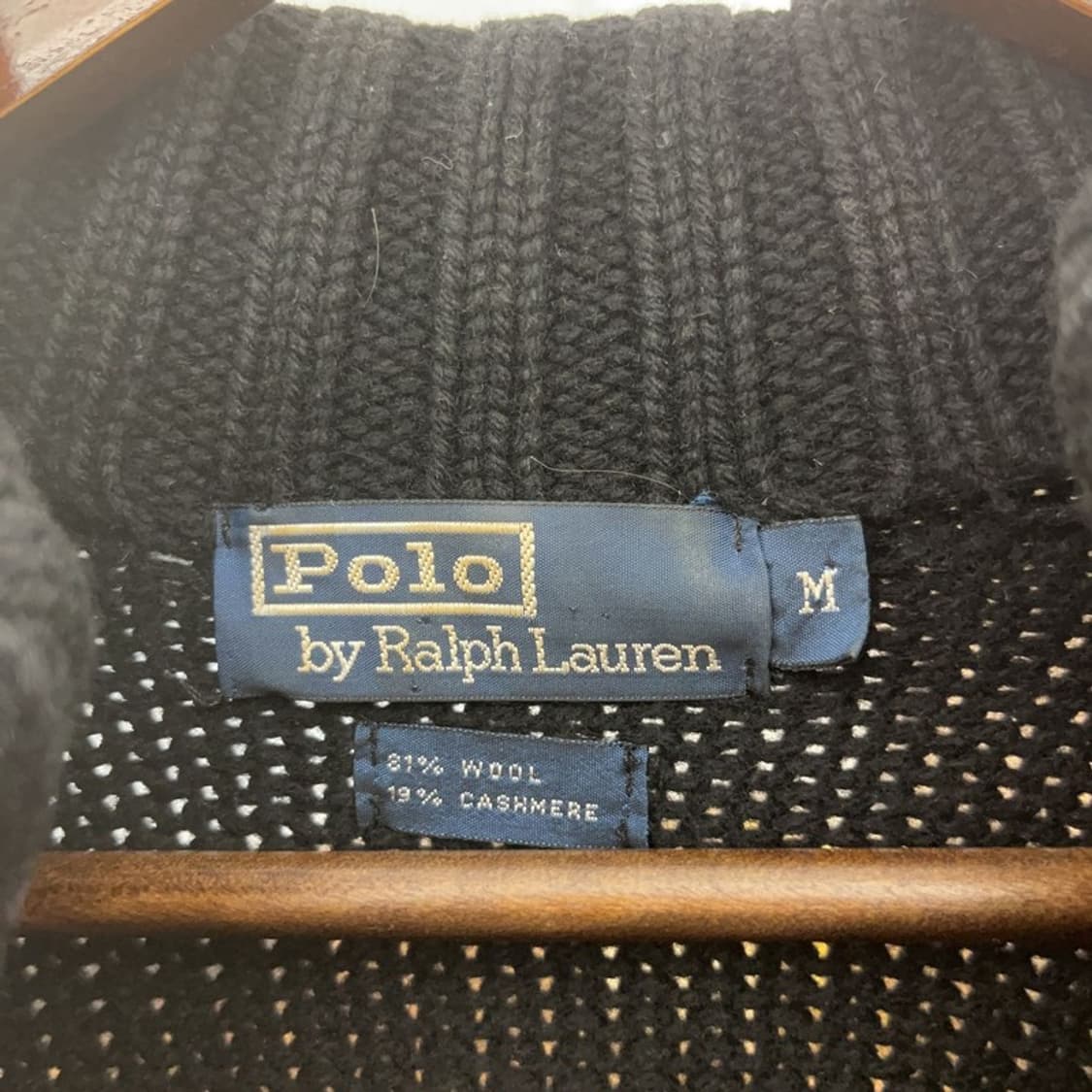 폴로 랄프로렌 모던 캐주얼 캐시미어 니트 집업 가디건 M C08172 상품이미지5