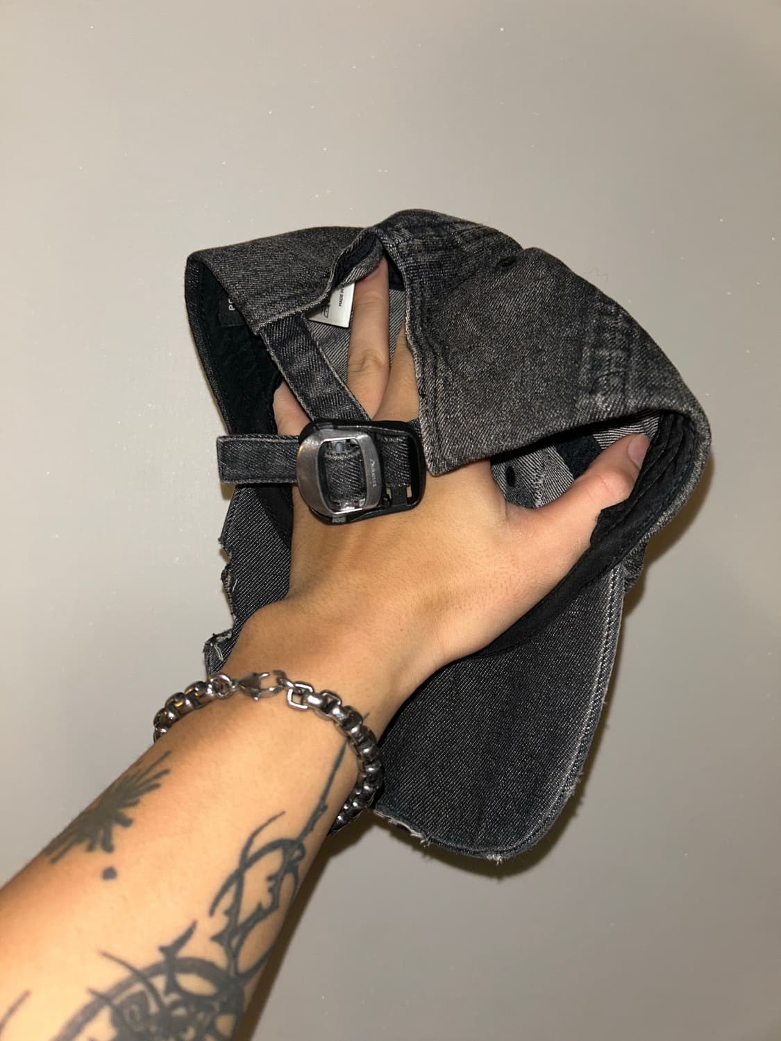 Damaged leather cap 상품이미지2