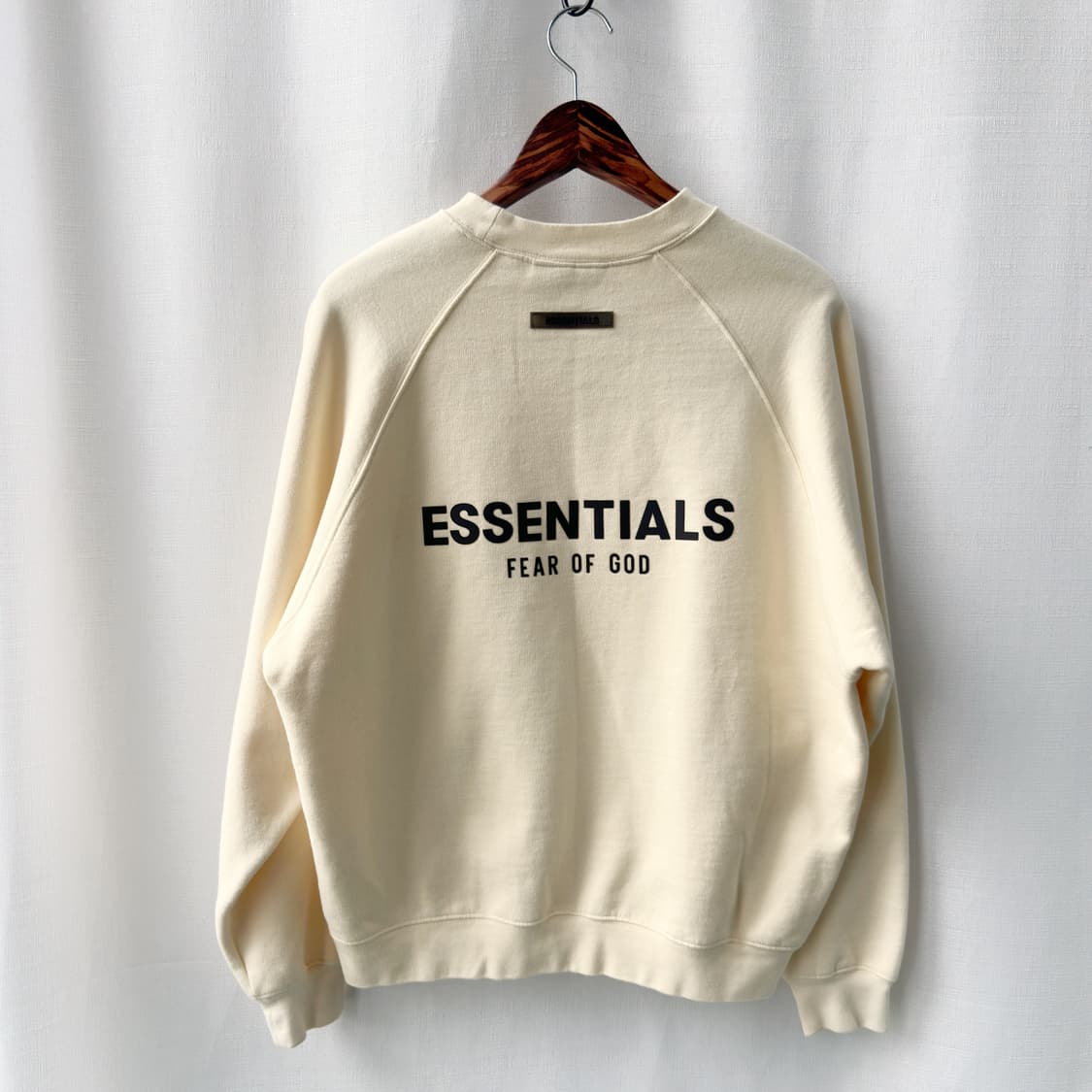 피어오브갓 에센셜 풀오버 크루넥 스웨트셔츠 크림 S 상품이미지1
