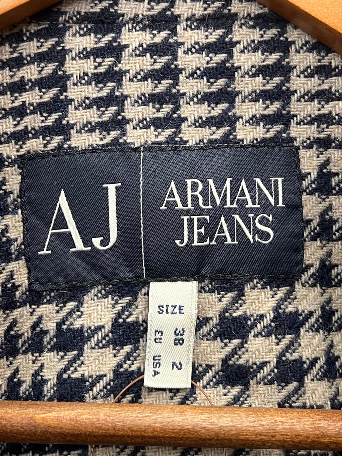 Armani Jeans 네이비 울 숏 자켓  상품이미지5