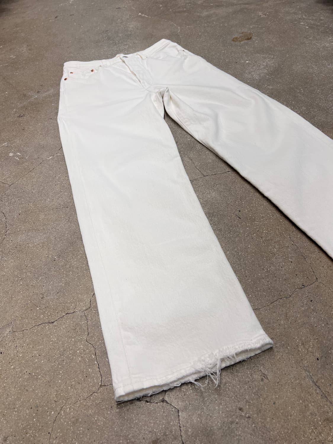 리바이스 립케이지 스트레이트 화이트진 상품이미지3