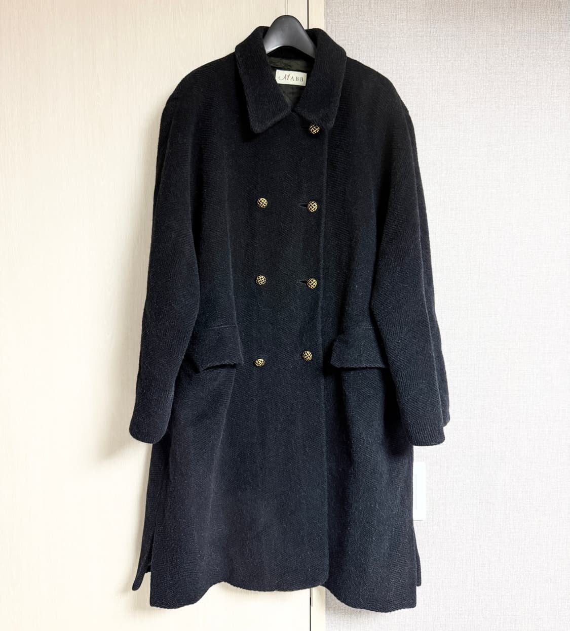 알파카 울 혼방 더블코트 상품이미지1