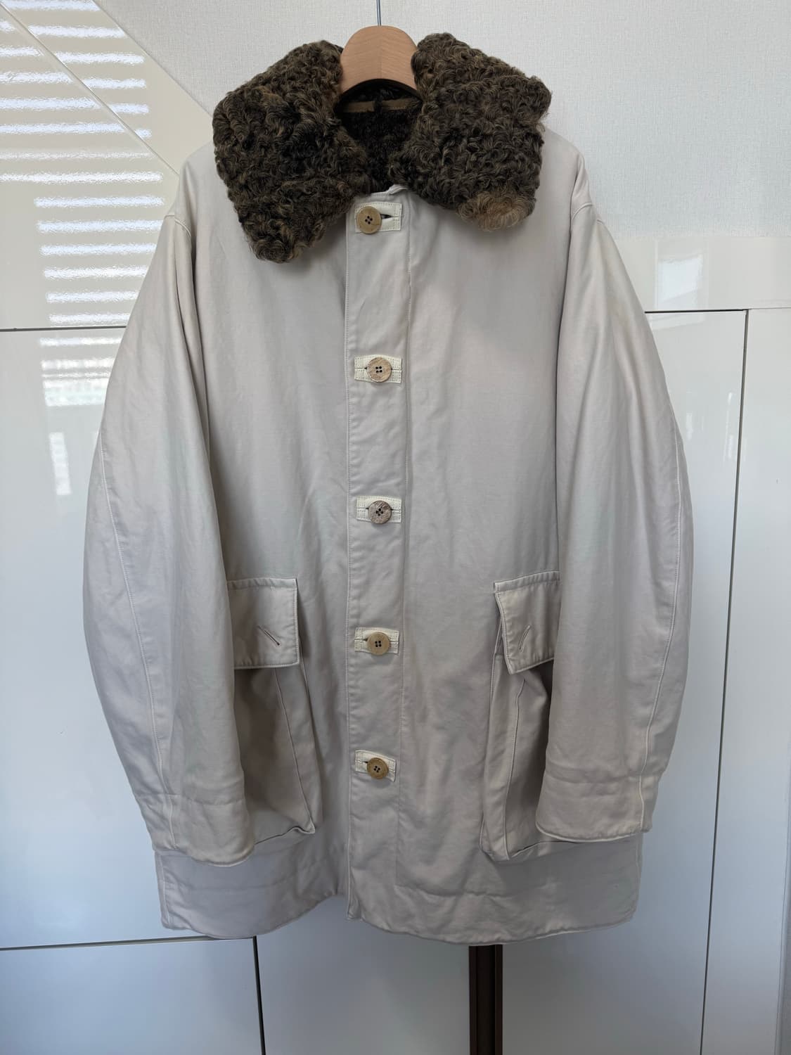 비즈빔 visvim 24aw 윈필드 코트 아이보리 3사이즈 상품이미지3